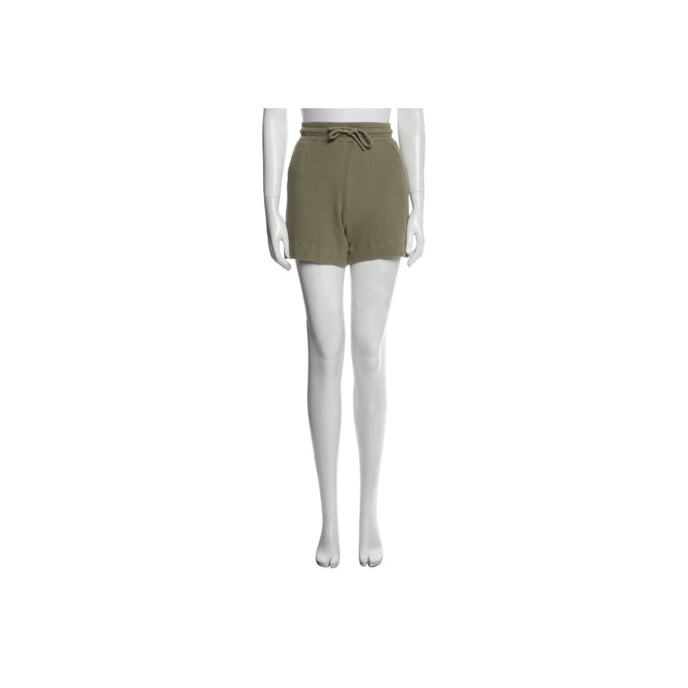 Cotton Citizen Green Mini Knit Shorts - Size M
